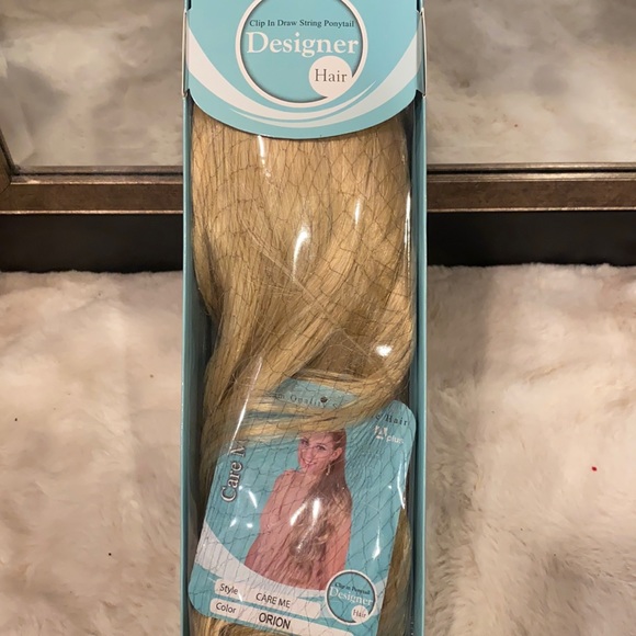 Clip in draw string ponytail extension - Picture 1 of 4